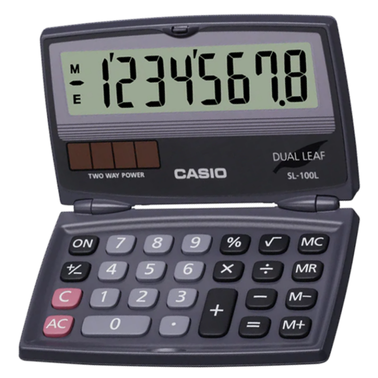 Calculatrice de poche Casio – SL-100L Tunisie
