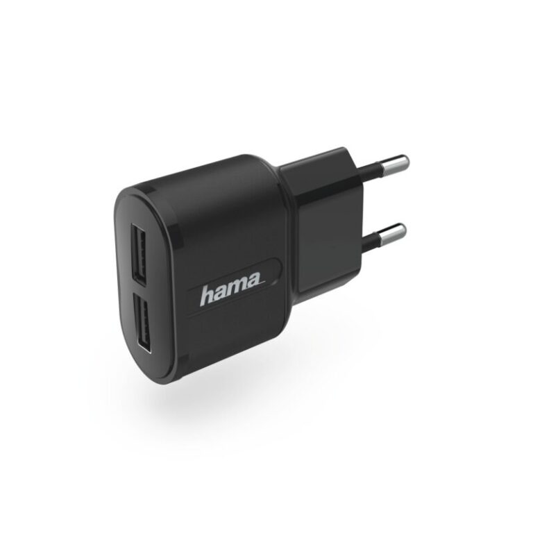 Chargeur Hama 2 ports USB 2,4A Noir Tunisie