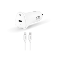 Ttec Quantum PD In-Car Charger  20W+ Type-C/Lightning Cable Mfi 2CKM07B Tunisie
