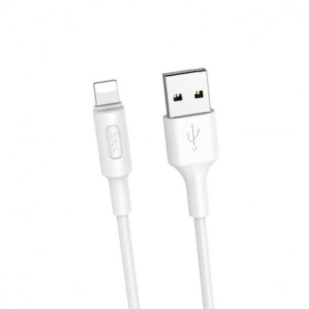 Câble de charge Hoco X25 pour iPhone 1M – Blanc Tunisie