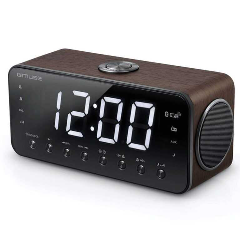 Radio-réveil Muse Bluetooth M-196DWT – Marron Tunisie