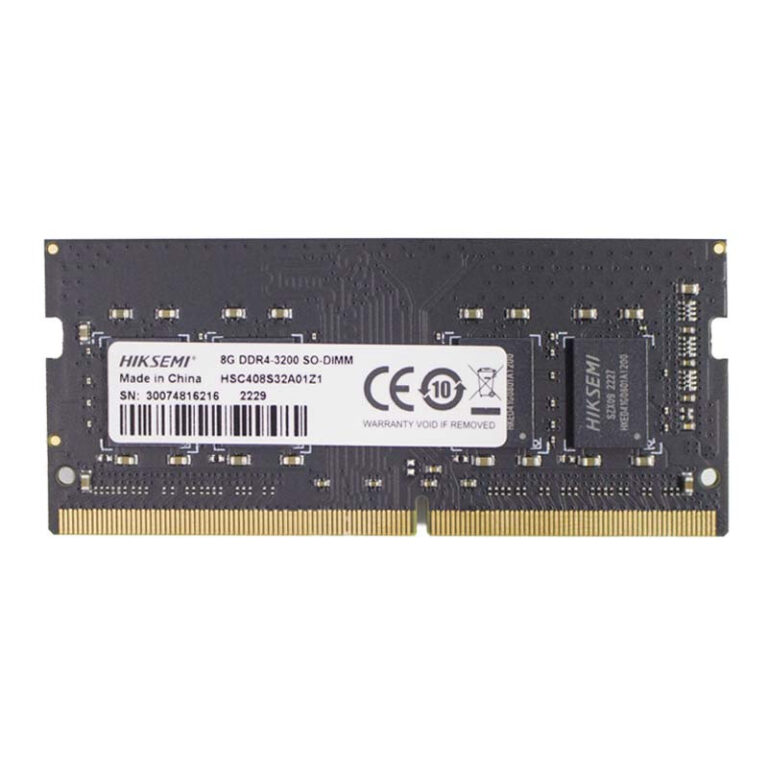 Barrette Mémoire HIKSEMI 8Go DDR4 3200MHZ SODIM – HSC408S32A01Z1 Tunisie