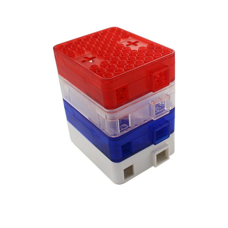 Boîtier ABS pour UNO R3 Coque en plastique transparente rouge bleu blanc – AC274 Tunisie