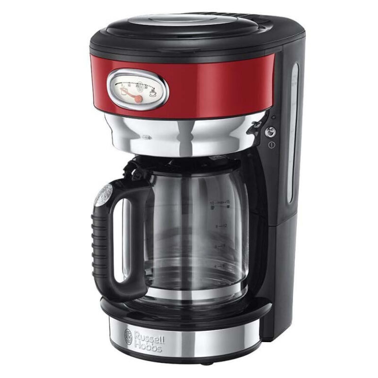 Cafetière Filtre Retro Russell Hobbs 21700-56 Noir & Rouge Tunisie