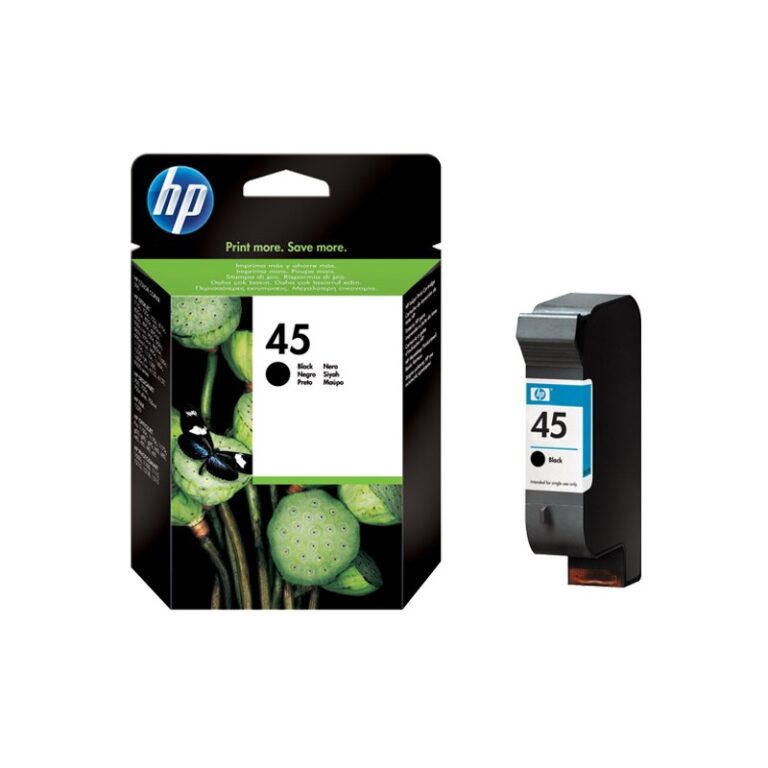Cartouche jet d’encre Original HP 45 Noir – 51645AE Tunisie