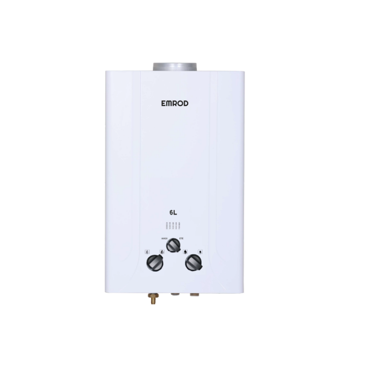 Chauffe Bain EMROD 6 L Gaz Bouteille Blanc Tunisie
