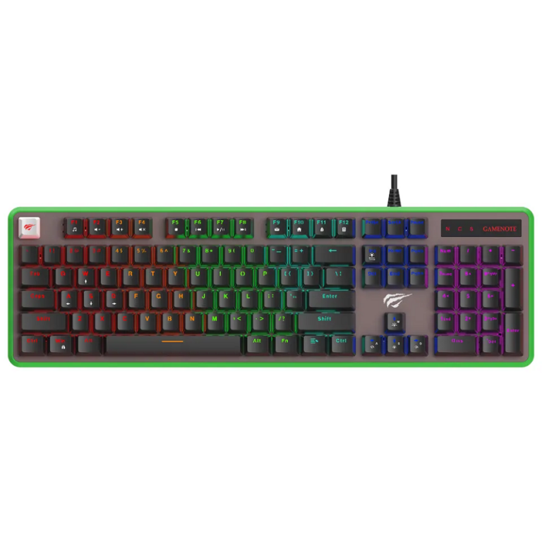 Clavier Gamer Mécanique Havit KB870L RGB  Noir et Rouge – CL12059 Tunisie