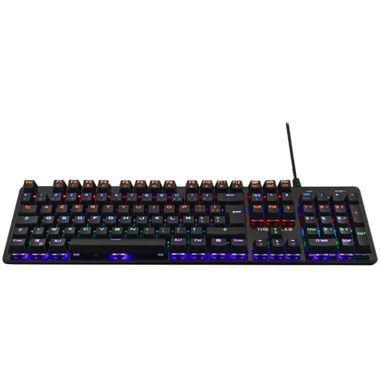 Clavier Gamer Mécanique THE G-LAB Blue Switch  Keyz-Carbon-V3 – RGB – Noir Tunisie