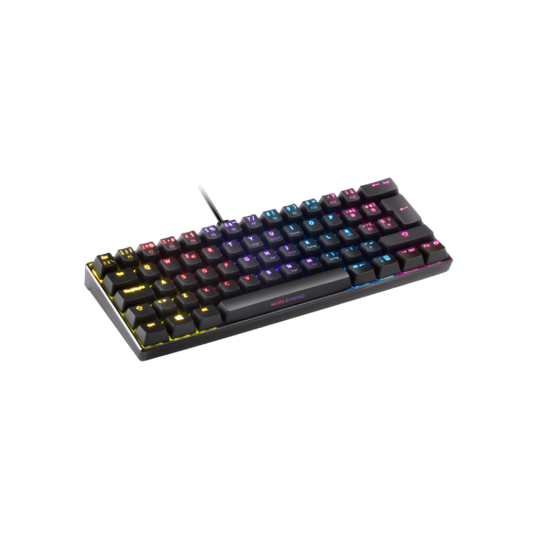 Clavier Mars Gaming MKMINI Mécanique 60% Blue Switch Noir Tunisie