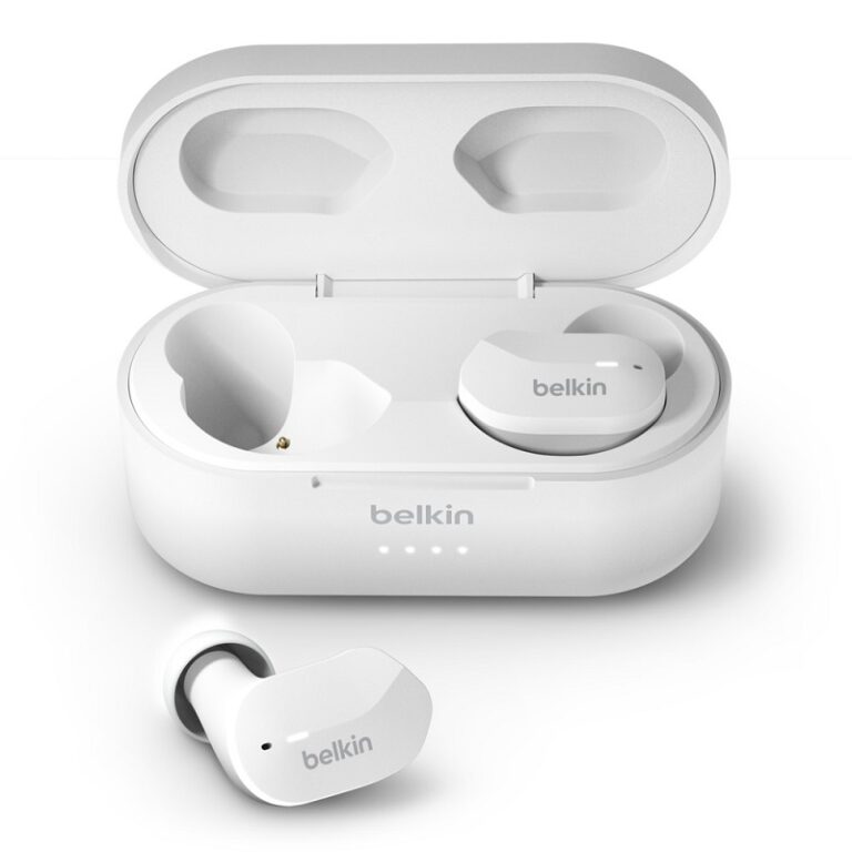 Écouteurs sans fil Soudform Belkin Blanc – AUC001btWH Tunisie