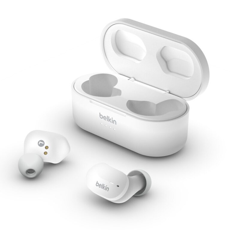 Écouteurs sans fil Soudform Belkin Blanc – AUC001btWH Tunisie