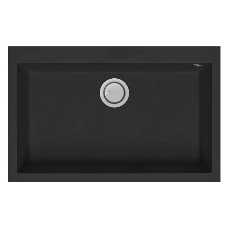 Évier Graniteck Focus QUADRA.80B Noir Tunisie