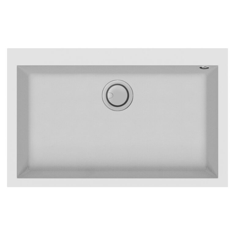 Évier Graniteck Focus QUADRA.80W Blanc Tunisie