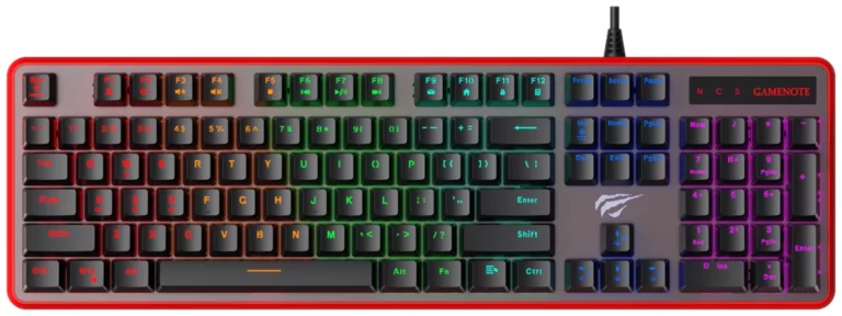 Clavier Gamer Mécanique Havit Kb870l Rgb Switche Bleu – Noir –  KB870L Tunisie