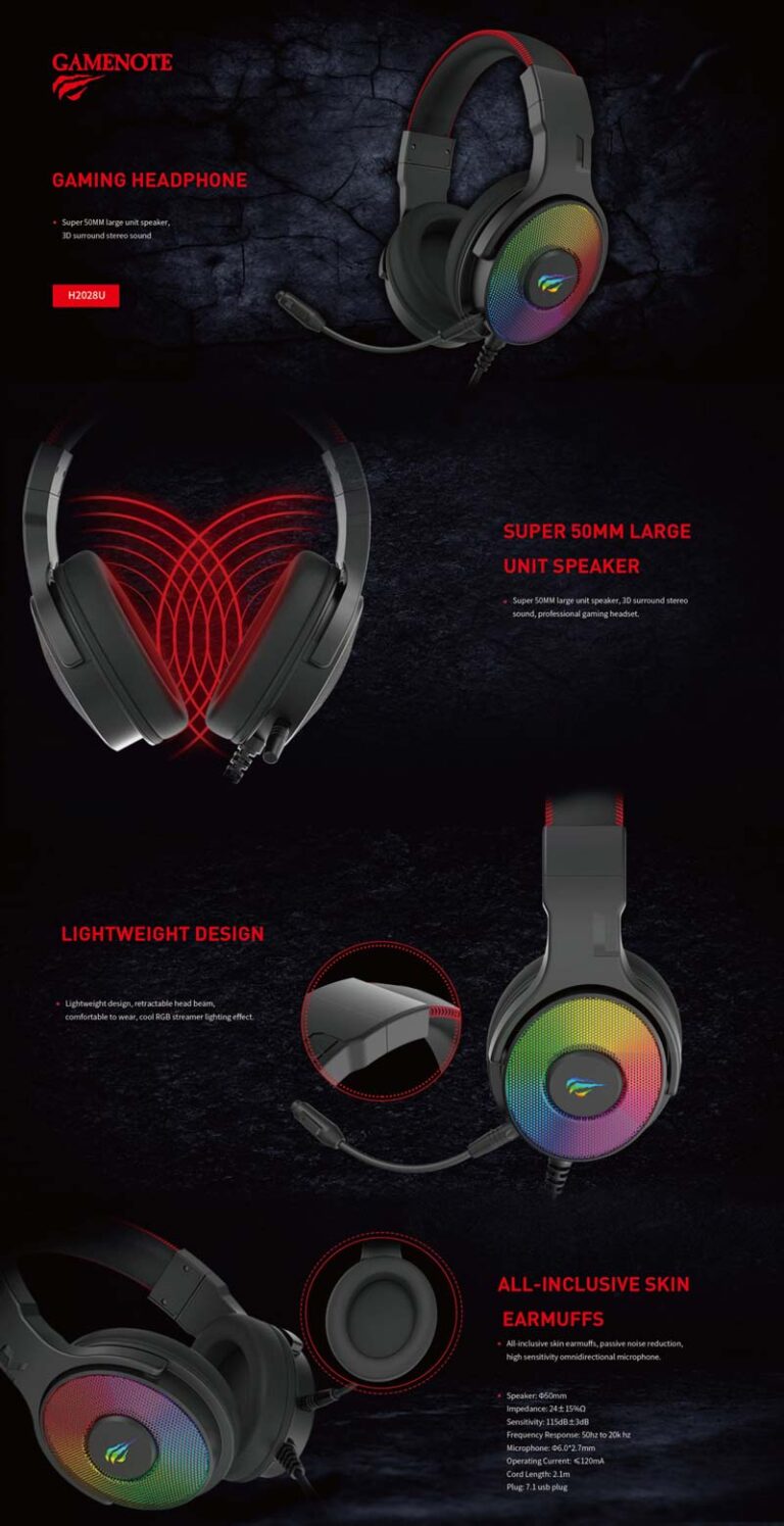 Micro Casque Havit Gamer HV-H2028U Tunisie