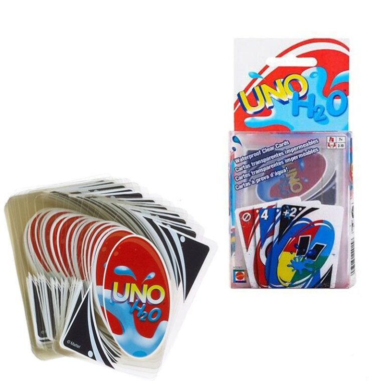 Jeu De Carte Uno H2o Waterproof – Transparent Tunisie