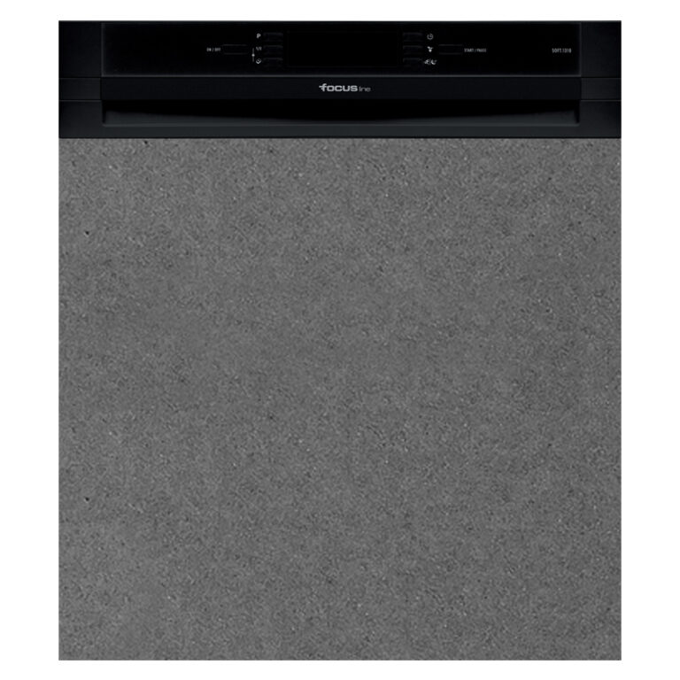 Lave-Vaisselle Semi-Encastrable Focus SOFT.1310 Noir Tunisie