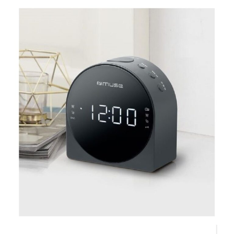 Radio Reveil Double Alarme Muse M-185 CR / NOIR, Noir Tunisie