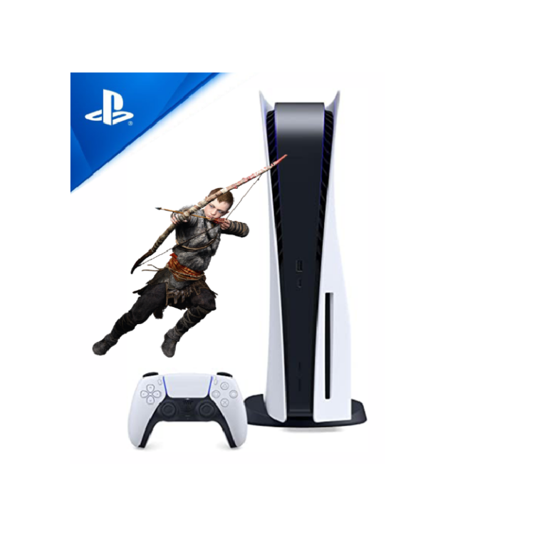 Pack Console SONY PS5 playstation 5 + Jeu God of War  Ragnarök + Station de charge dual sense PS5 Tunisie