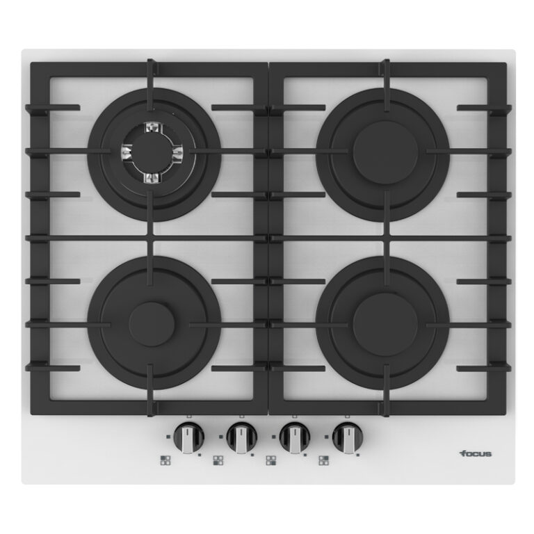 Plaque de Cuisson Focus F.405W 4 Feux 60 cm Blanc Tunisie