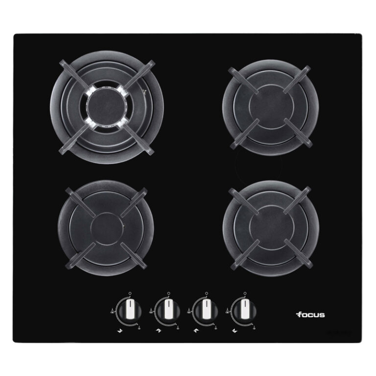 Plaque de Cuisson Focus F.415B 4 Feux 60 cm Noir Tunisie