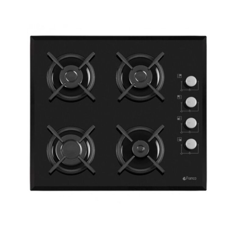 Plaque de Cuisson Franco 4 feux 60 cm 60344-BF Vitro Noir Tunisie