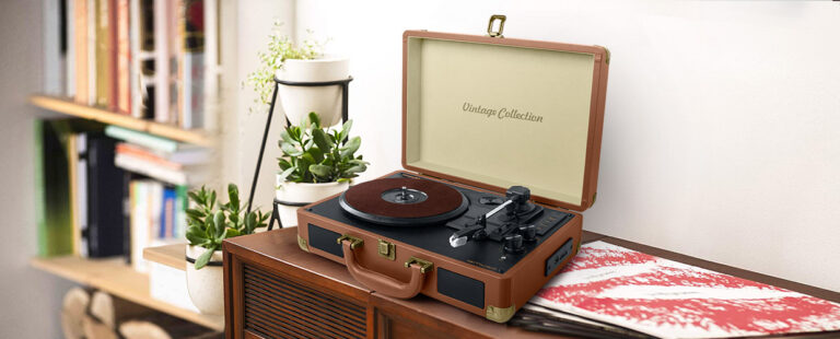 Platine Vinyle Stéréo Muse, Marron,MT-103 CL Tunisie