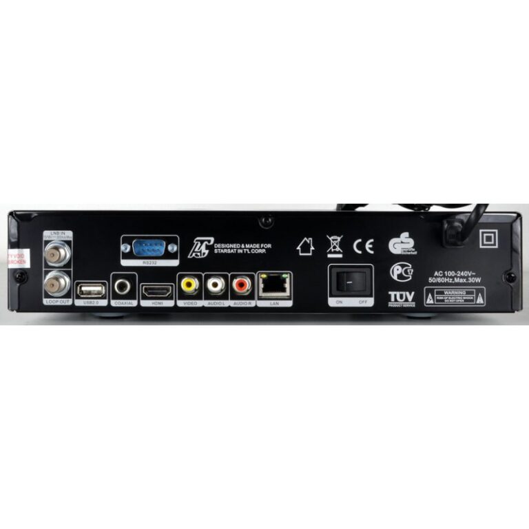 Récepteur StarSat SR-2000HD Hyper + 15 mois Sharing + 6 mois IPTV Tunisie