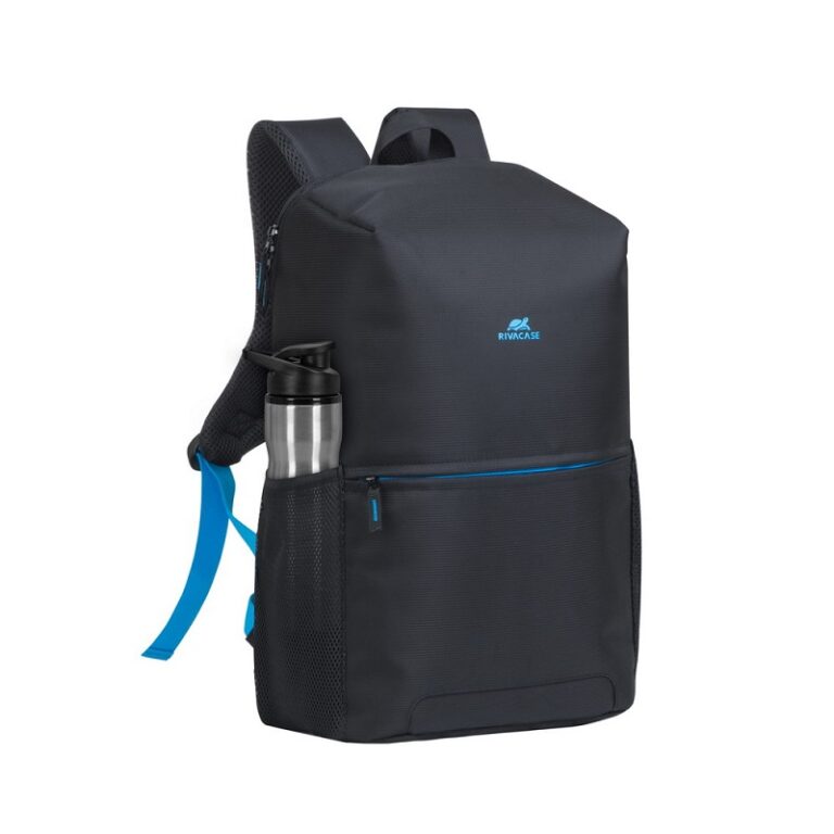 Sac à dos RIVACASE 8067 Bundle Pour Pc Portable 15.6″ Noir + Sport Bottle Tunisie