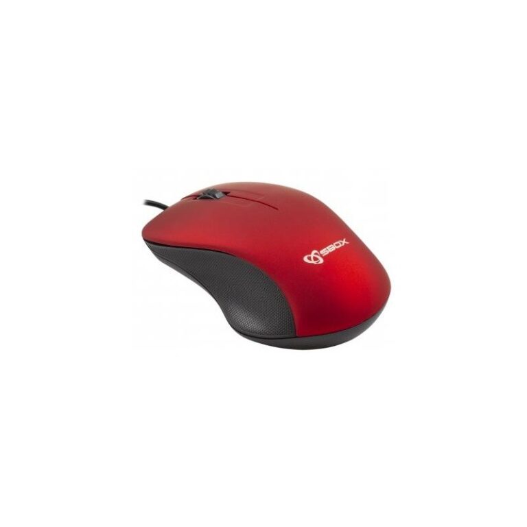 Souris Optique Sbox – Rouge  (M-958 R) Tunisie