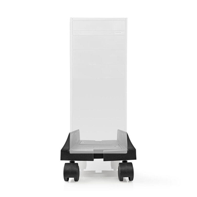 Support PC de bureau standard Nedis Largeur réglable & 4 roulettes avec frein – CSTD101BK Tunisie