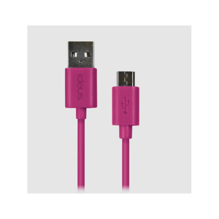 Câble Chargeur Ideus  Usb Vers Micro-usb Fushia – DLMICROUSBREFU Tunisie