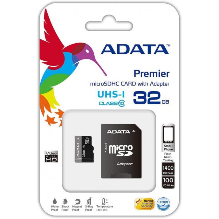 Carte Mémoire Micro Sd 32 Go Uhs-i Avec Adaptateur Tunisie