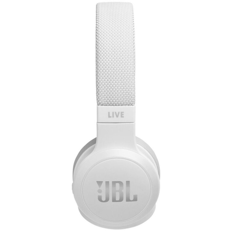 Micro Casque JBL Live 400 Bluetooth – Blanc Tunisie