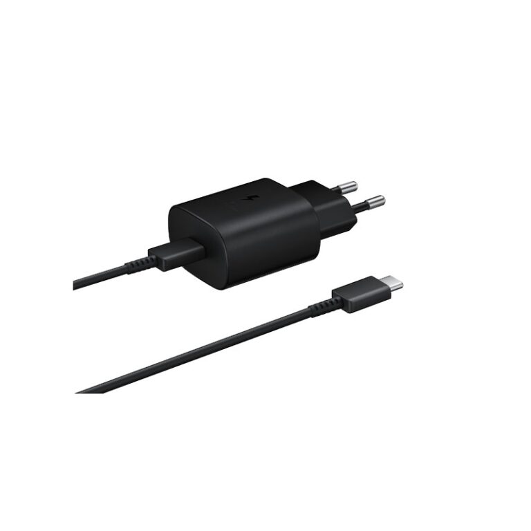 Chargeur Sumsung ultra rapide 25W PD ADAPTER BLACK+ CABLE Tunisie