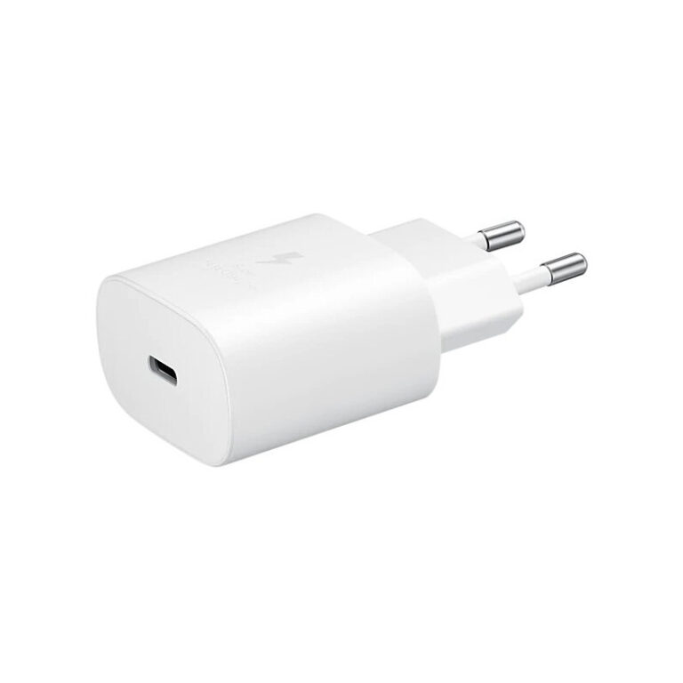 Chargeur Secteur Rapide Samsung 25W Port USB Type C (sans câble) -Blanc -EP_TA800N Tunisie