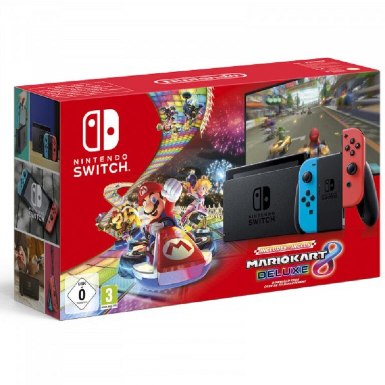 Console Switch NEON MARIO KART 8 Tunisie