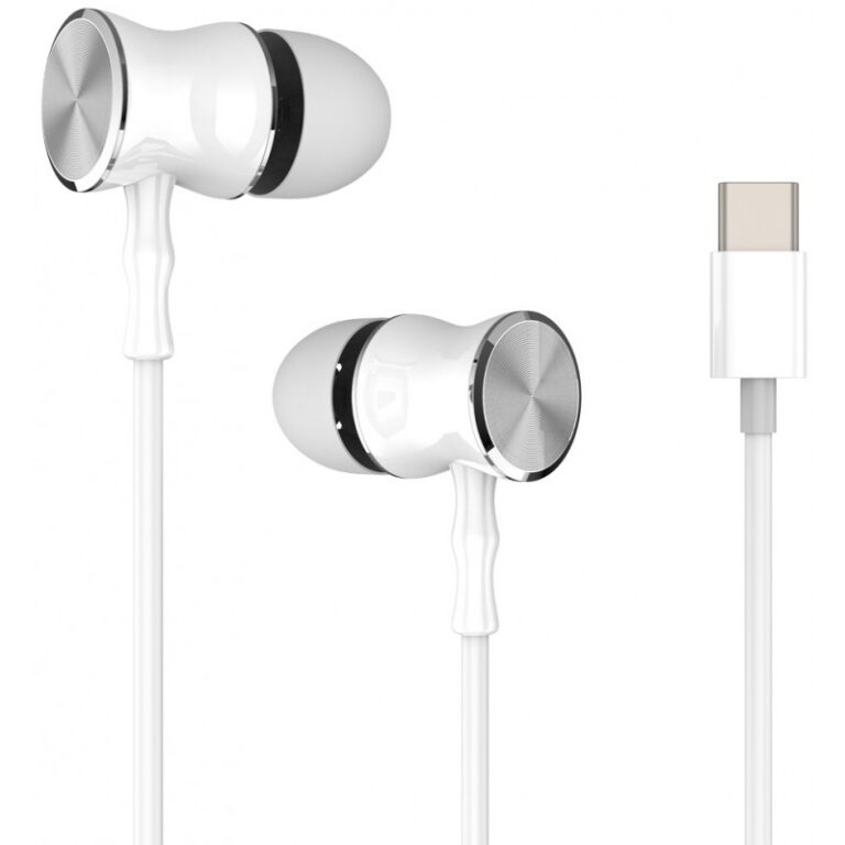 Écouteurs avec Micro Ksix Small C USB Type-c Blanc – BXGPC01 Tunisie