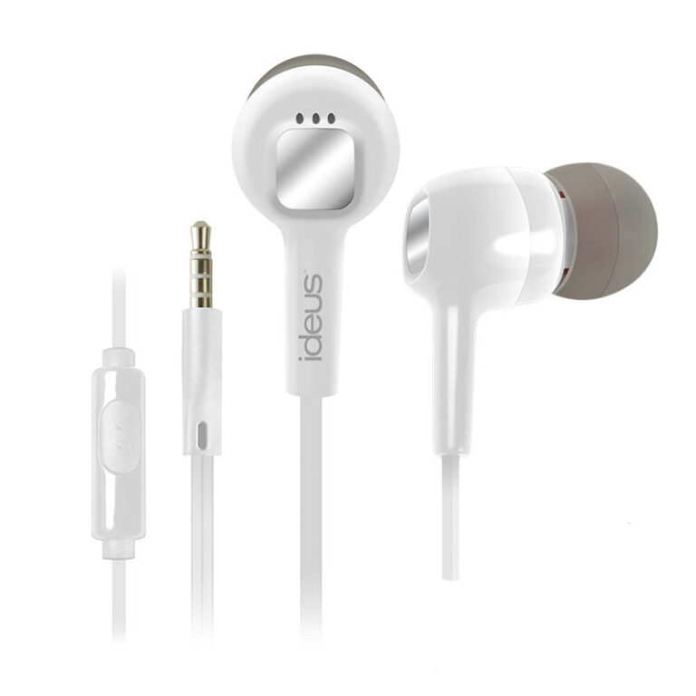 Écouteurs Filaire Ideus Avec Micro  Blanc – PHF610WH Tunisie