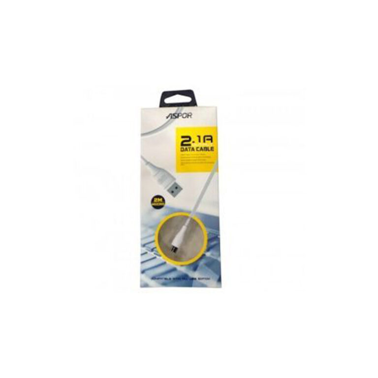 Cable Aspor IPhone – Blanc –  AC-02L Tunisie