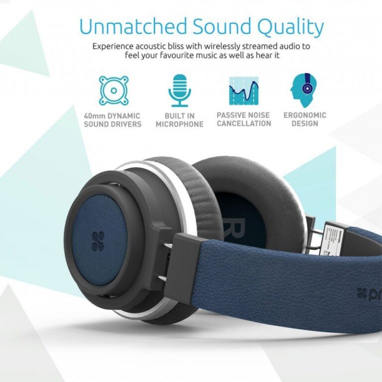 Casque Promate ASTRO Bluetooth Bleu Tunisie