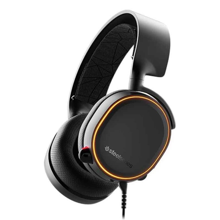 Casque de Jeu  RGB SteelSeries  SURROUND 7.1 – Noir – ARCTIS-5 Tunisie