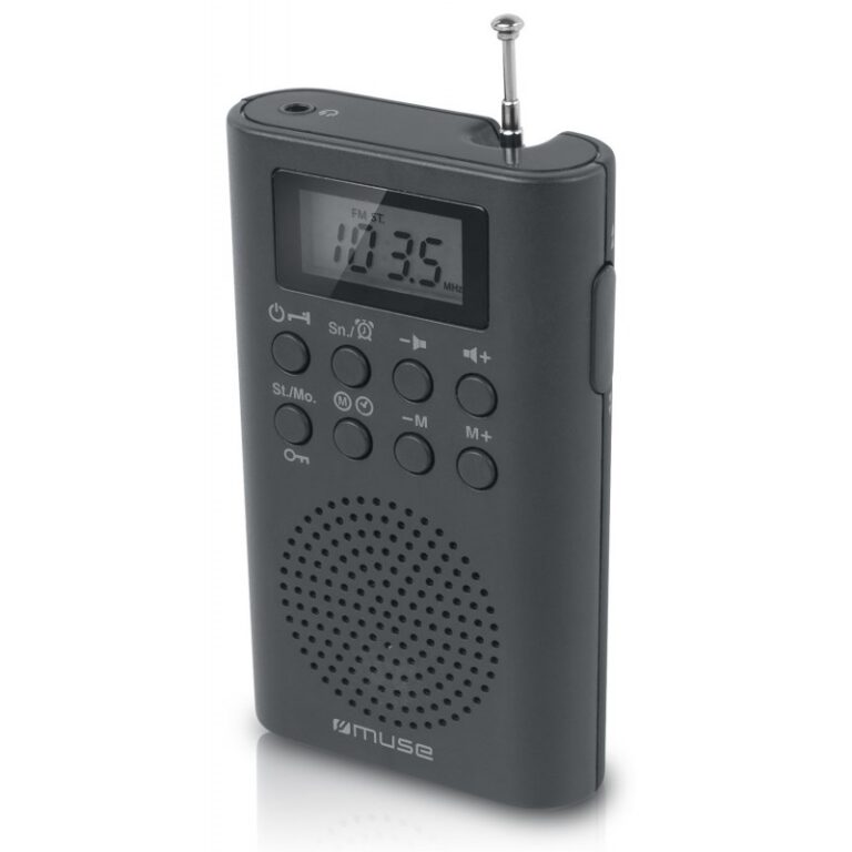 Radio PLL de poche Muse M-03R – Noir Tunisie