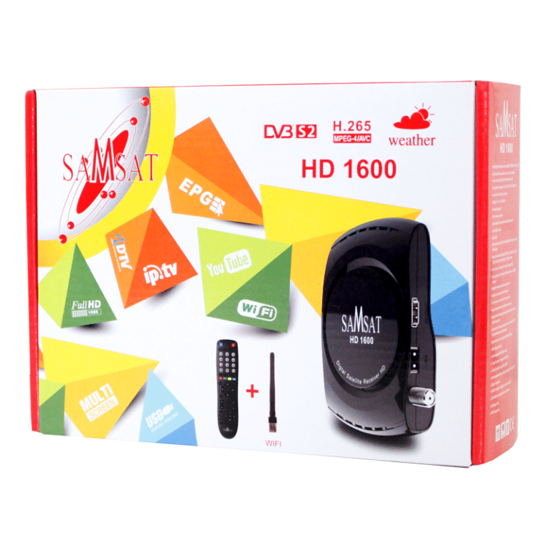Récepteur SAMSAT HD 1600 + 12 Mois IPTV Tunisie