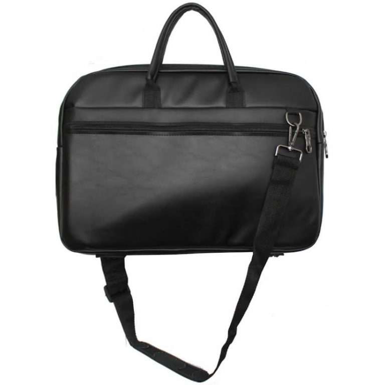 Sacoche Semi Cuir Pour Pc Portable 15.6″ – Noir Tunisie