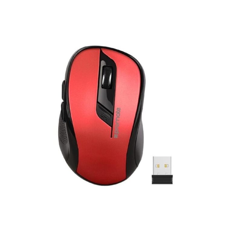 Souris Sans Fil Promate Clix-7 – Red Tunisie