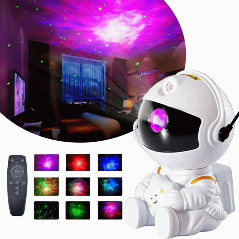 Projecteur XO LED CF4 astronaute étoile et galaxie -Blanc – XO-CF4 Tunisie