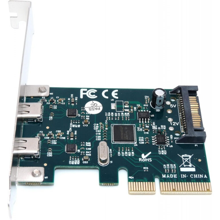 Carte PCI Expresse 2 Port Type-C Tunisie
