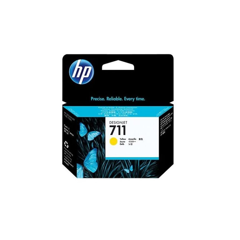Cartouche Jet D’encre Original Hp 711 – JAUNE CZ132A Tunisie