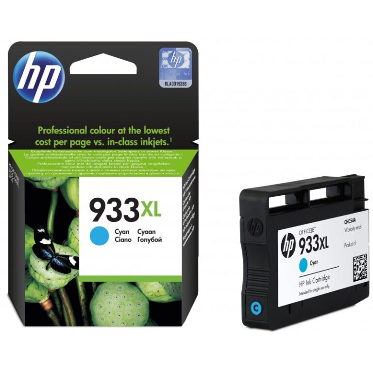 Cartouche Jet D’encre Original Hp 933xl- CYAN CN054AE Tunisie